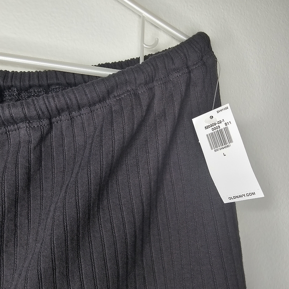 Old Navy High-Waisted Ribbed Pajama Shorts Sz L - Picture 3 of 10